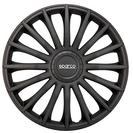 Satz Sparco Radzierblenden Treviso 13-Zoll Schwarz