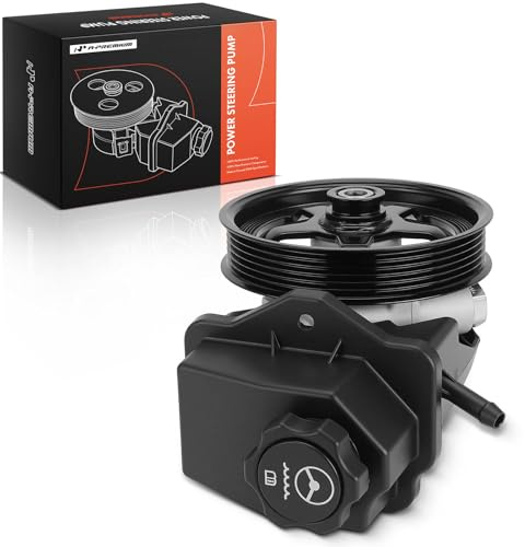 A-Premium Power Steering Pump, with Reservoir & Pulley, Compatible with Chevrolet Impala 2006-2011, Monte Carlo 2006-2007, 3.5L 3.9L