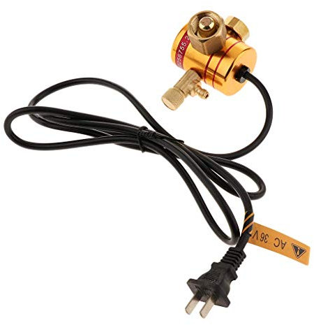 Tubayia 36V/220V CO2 Kohlendioxid Regler Druckminderer Druckregler mit Manometer (36V)