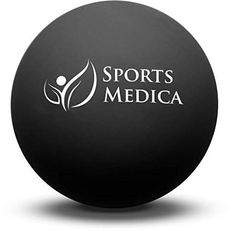 Sports Medica Insieme a dei Medici ha sviluppato Lacrosse/Palla Massaggiante Singola Nera - Perfetta per la Terapia dei Trigger Point, Lesioni, Recupero - Serie Video e Manuale Gratuito Inclusi