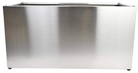Köhko® Designer Hochbeet Rahmen aus Edelstahl als Bausatz TROG 120x50x40 cm
