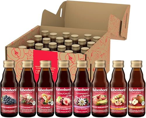 Rabenhorst Probierpaket Mini, 8 Sorten à 3 Flaschen (24 x 125 ml), 3 l (24er Pack)