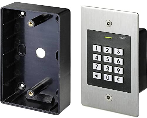 sygonix SY-4760956 Code-Tastatur mit RFID-Unterputzmontage, 12 V/DC, 18 V/DC, IP66