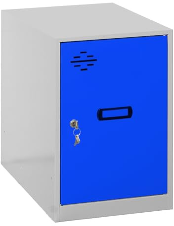 SimonRack Förvaringsskåp i metall 475 x 300 x 500 grå/blå, metall