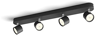 Signify Philips Star Spot 4 FLG. schwarz 2000lm