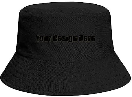 Whhzhao personalisierter Fischerhut Your Design Here Fischerhut für Männer Frauen Geburtstagsgeschenke
