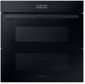 Samsung S4 NV7B4355VAK/U4 Natural Steam Dual Cook Flex Pyrolytic Oven - Black
