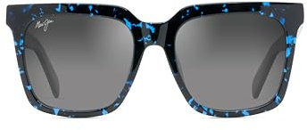 MAUI JIM ROOFTOPS grey rooftops blue tortoi Sunglasses Unisex Standard, Standard, Unica