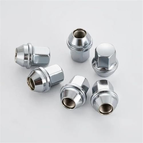 Radschrauben Kompatibel Mit Chevy Für Impala 2006 2007 2008 2009. 6 Stück Radschrauben, Muttern, Stehbolzen, M12 X 1,5, Flachkopfmutter, 19 Mm Sechskant, 35,9 Mm Länge, 9596863 9599297