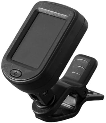 Afinador electrónico de guitarra digital con clip para pantalla LCD para violín, bajo, ukelele, accesorios de afinación, instrumentos cromáticos
