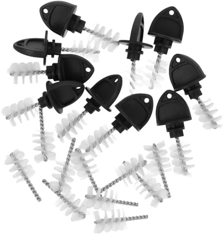 HEALLILY 20pcs Beer Tap Cleaning Brush Faucet Cleaner for Home Brewing Efficient Beer Plug Brush for Kegs Beverage Equipment Maintenance