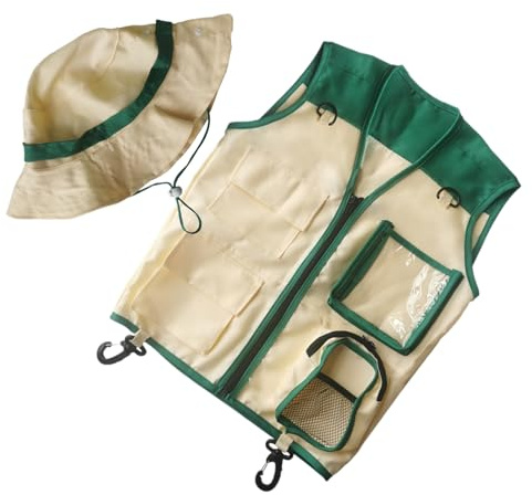 Chaleco Infantil Chaleco, Sombrero, Educativo, Creativo, Juego De Roles