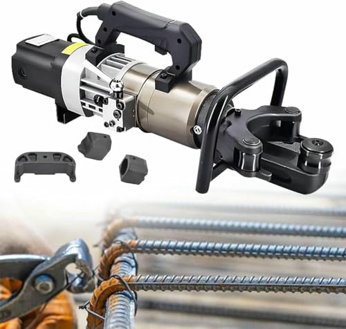 GYKOZY Plieuse à Armature électrique Plage de Flexion : Φ8-22 mm/Φ16-25 mm, plieuse à Armature Portable de 1200W, Angle de Flexion de 0-90 degrés, Machine à Plier l'acier à Main (110V) (220v 25)