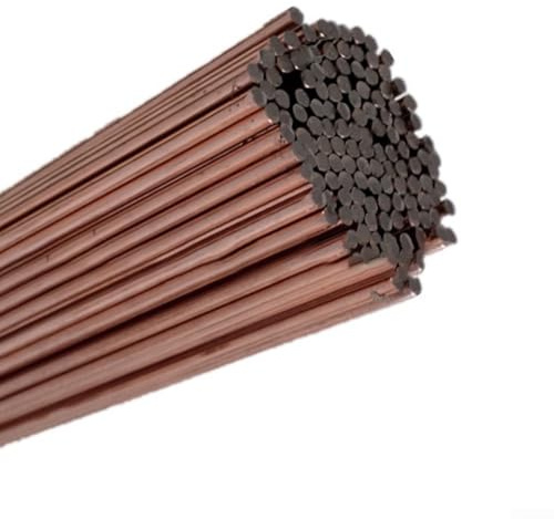 ER70S-6 Schweißdraht, verkupfert für reduzierte Spritzer, geeignet für Kohlenstoffstahl und niedriglegierten Stahl für WIG-Schweißanwendungen (1,6 x 330 mm/1 kg)