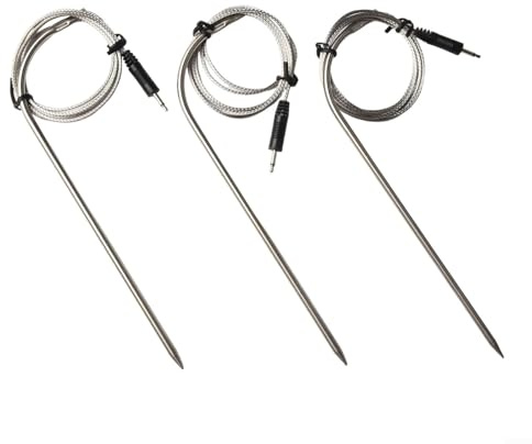 Sandyseptember Lot de 3 sondes de rechange pour thermomètre de barbecue, compatibles avec Inkbird - Barbecue Grill Cuisson