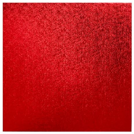 Culpitt RSWD10 10'' (254mm) Cake Board Square Red - 5 Pack