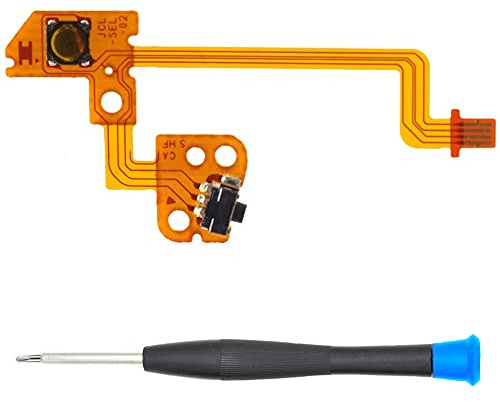 MMOBIEL Câble ruban flexible et bouton L Compatible avec Nintendo Switch la manette Joy-Con - Inclus tournevis cruciforme