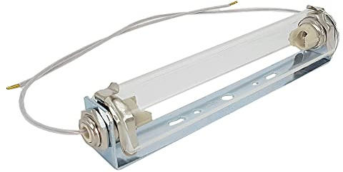 R7s Fassung mit Schutzglas für 118mm LED oder Halogenstab 20cm Litze Hochvolt-Lampenfassung