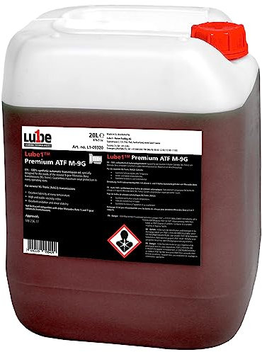 Lube1 Premium ATF M-9G Fluid 20L I Premium Automatenöl I Speziell entwickelt für 9G-Tronic Automatikgetriebe der Serie W9A 700 von Mercedes-Benz
