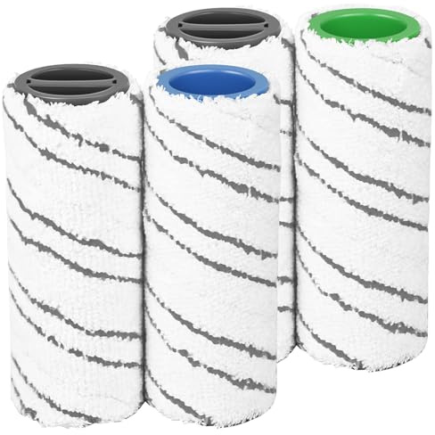 RUKHOOL Ersatzrollen Walzenbürste Für Kärcher FC7 FC3 FC5 FC3D EWM2 Ersatzteile Staubsaugerbürste Rollenbürste Hartbodenreiniger Walzenset Rollen Bürste Zubehör Für Elektrischer Bodenreiniger