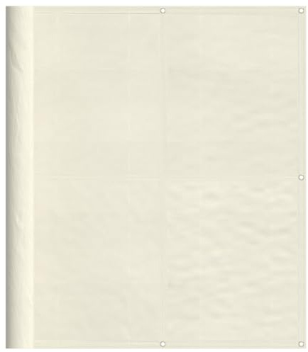 vidaXL Balkon-Sichtschutz Creme 120x700 cm 100% Polyester-Oxford