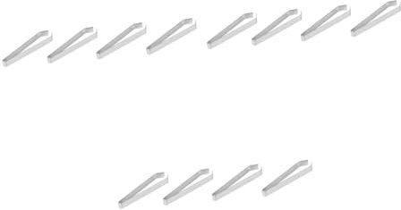 FOMIYES 12pcs Fish Bone Tweezers Precision Tongs Food Styling Utensils for Home Restaurant