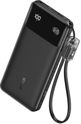 Anker, Power Bank, 1000mAh, Power Bank, 2-Way USB Ports, PD, QC SCP, 22.5W