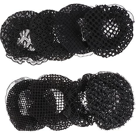 Mikinona 8stücke Ballett Haarnetz Für Frauen Unsichtbares Elastisches Tänzerhaarnetz Haarschneidenetz Mit Gummiband Leicht Und Atmungsaktiv Für Bühnenauftritte Und Sport