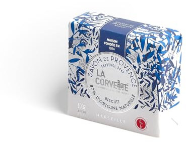 La Corvette - Savon de Noël Biscuit - 97% origine naturelle - Fabrication Artisanale à Marseille - 100g
