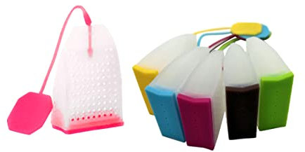 Cabilock 6 Piezas de Filtro de de Silicona Reutilizable Colador Flexible y Resistente al Frío para Tazas y Accesorio para del