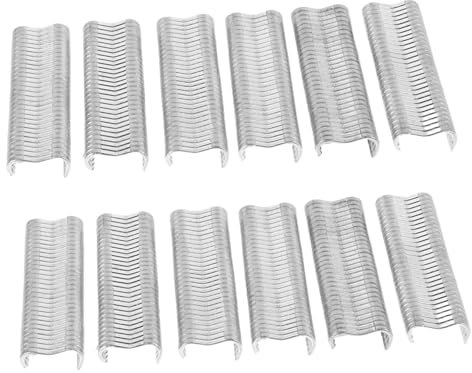 LOLIPPYY 600pieces Type Nail Ring Pliers Kit Grooves for Repairing Chicken and Rabbit Cages Wire Cage Clips and Wire Clips