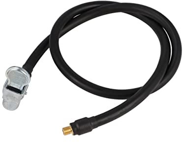 Ciieeo Adaptador De Inflador De Aire 80 Cm Tubo De Extensión Negro Compatible Bicicletas y Neumáticos Uso Para Inflado Exteriores y Deporte
