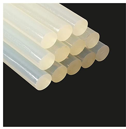 ZONSHJDKR Stick di Colla Bastoncini di Colla a Caldo Trasparenti da 11 mm x 300, for Pistola for a, Adesiva ad Alta viscosità, Strumento for a(20pcs 11mmx300mm)
