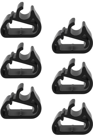 Fonyiunce Lot de 6 Clips de Serrage pour Peugeot 3008, 5008 & Citroën C5, DS7, Fixation Tuyau de Bras Essuie, Attache Balai Accessoire Tuyau Lave Entretien Maintenance Rechange