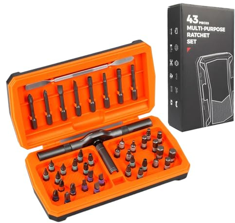 Magnetic Screwdriver Set 43 in 1 Portable Electric Repair Bit