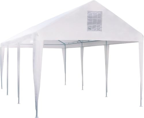 TrendLine Ersatzdach zu Großraumzelt 300 x 600 cm weiß Pavillon Ersatzdach