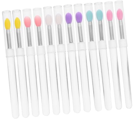 Veemoon 12stücke Silikon-lippenpinsel Für Lippenstift Lippenbürste Für Lipgloss-applikator Make-up-applikator Für Lippenpeeling Mehrzweck-lippenstiftpinsel Für Professionelle Kontur