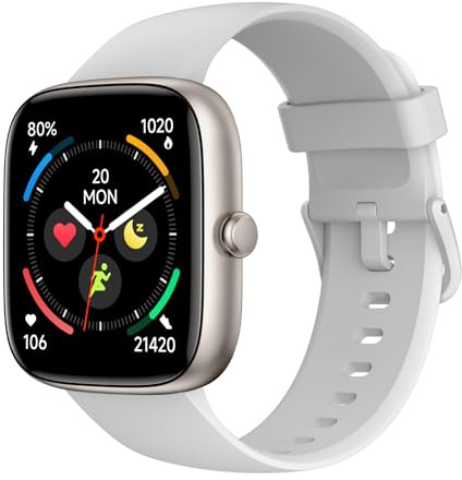 Smart Watch for Men Women, 1.83 HD Fitness Watch with Bluetooth Calling, 2026 Activity Tracker with Heart Rate/Sleep Monitor/Stress, 110+ Sports Modes, IP68 Waterproof Smartwatch for Android iOS