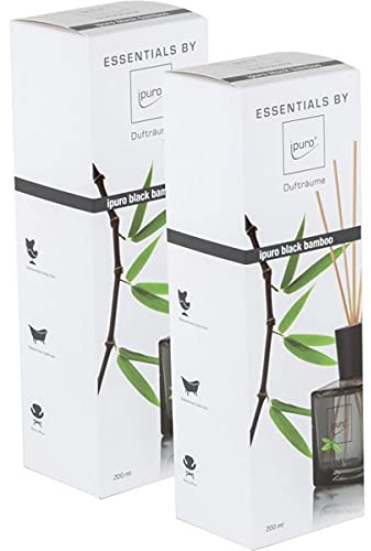 Essentials by Ipuro Black Bamboo 200ml Durfträume (2er Pack)