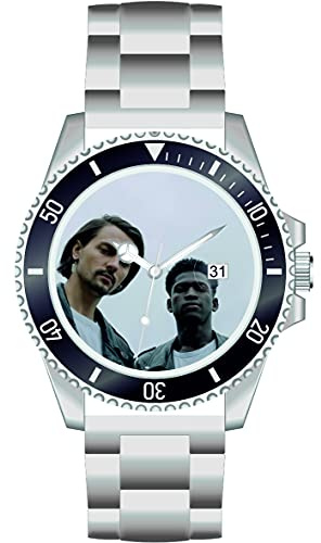 memories Orologio con foto, diametro 40 mm, cinturino in acciaio inox, 3 bar, datario, prodotto in Germania