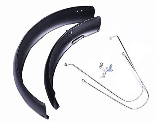 Umerk Fahrradschutzblech 20 Zoll Snowboard Fahrrad Machtschutz Elektrische Fahrrad Elektrische Flügel 20x4.0 Fette Reifen Falten Fahrrad Kotflügel Eisen Mordguard Set(1 Suit Fender)