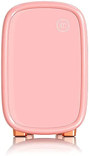 HMTE Réfrigérateur Cosmétique Professionnel Mini Beauté Réfrigérateur Maquillage Soins De La Peau Cadeau Respectueux De l'environnement pour Les Femmes Filles (12L), Blanc (Rose)