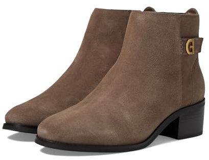 Cole Haan Women's Holis Buckle Ankle Boot, Ch Lava Sde, 8 Medium