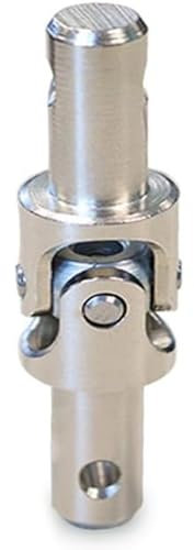 Joint de Cardan - Genouillère d'Entrainement à Tourillon - Acier nickelé - Diamètre 10 mm - pour Volet Roulant Manuel à Manivelle - Rotule d'Articulation pour Store et Volet Roulant