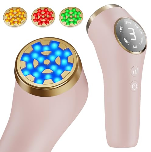 Cozion Radiofrequenz Gerät Gesicht EMS Gerät Gesicht Gesichtslifting 5 in 1 RF Radiofrequenz Gesichtsgerät mit LED -Lichtt Wird Verwendet, um die Haut zu Straffen und Falten zu Reduzieren