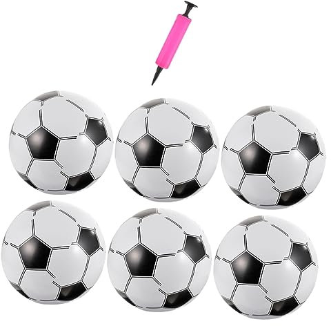 JOINPAYA 1satz Aufblasbare Strandbälle Pack Sportbälle Mit Handpumpe Für Strandspiele Und Poolpartys Langlebiges Material Für Stundenlangen Spaß Im Wasser