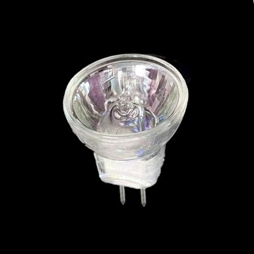 UGEFKMQ Kleine Halogenlampe MR8 6V 5W Mini-Strahler Halogen Glühlampe 12V 5W MR8 Halogen Scheinwerfer G4 Bi-Pin Sockel,12V-20W