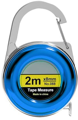 Demsyeq Small Tape Measure | Retractable Body Tape Measure Sewing Measuring Tape | Clothing Measuring Tape Pocket Tape Measure with Key Buckle for Home Travel
