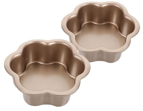 Cabilock 2piezas Moldes Para Hornear Tartas De Queso Unidades Base Extraíble Decorativos
