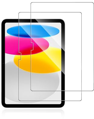 Paquete de 2 protectores de pantalla para Apple iPad Air de 13 pulgadas 2025, película de vidrio templado completa, transparente HD, antiroturas, antiarañazos, antirreflejos, sin burbujas